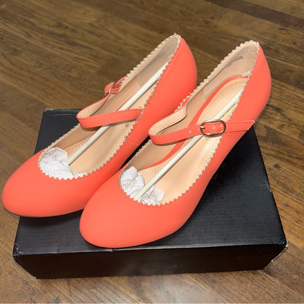 NEW Chase + Chloe Women’s 7.5 Coral Kimmy Dress Shoes